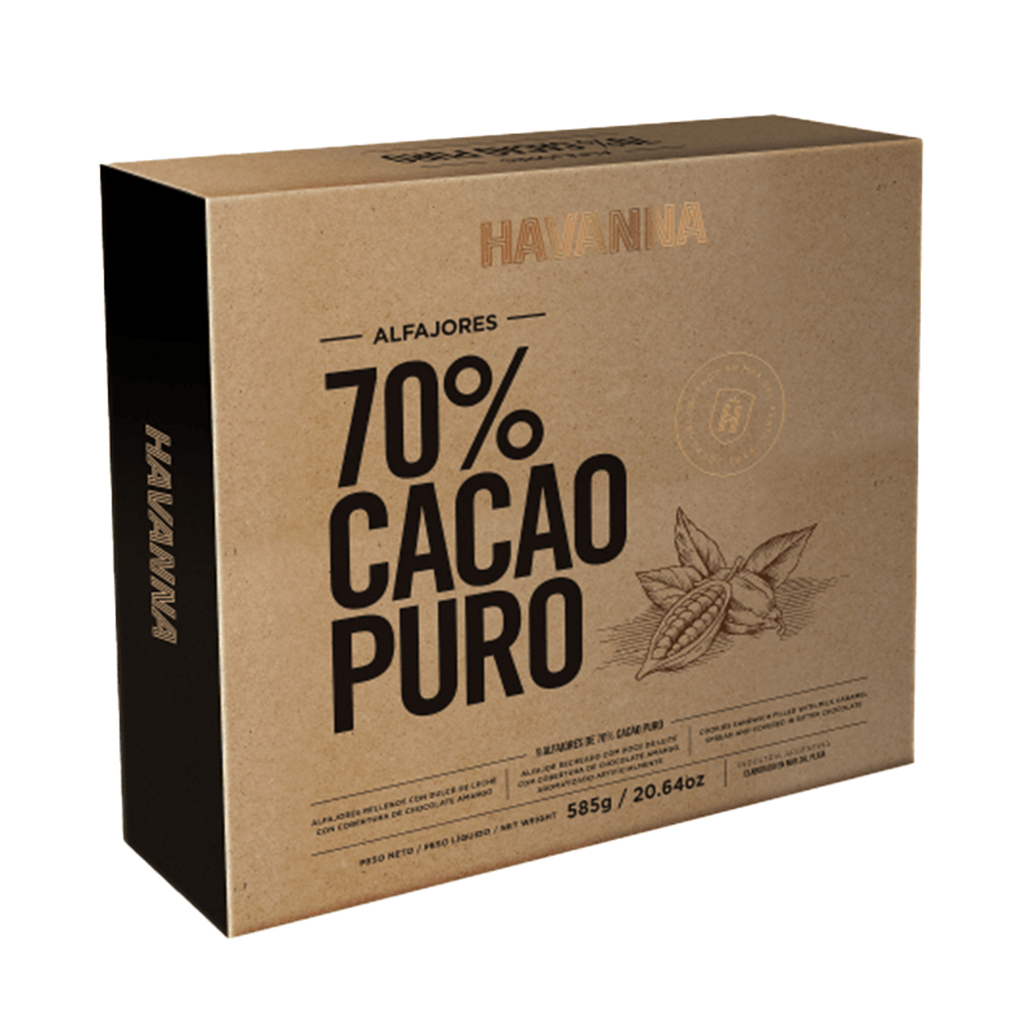 Alfajor Havanna 70% Cacao (9 U.)