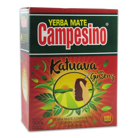 Yerba Mate Campesino Katuava + Ginseng 500g