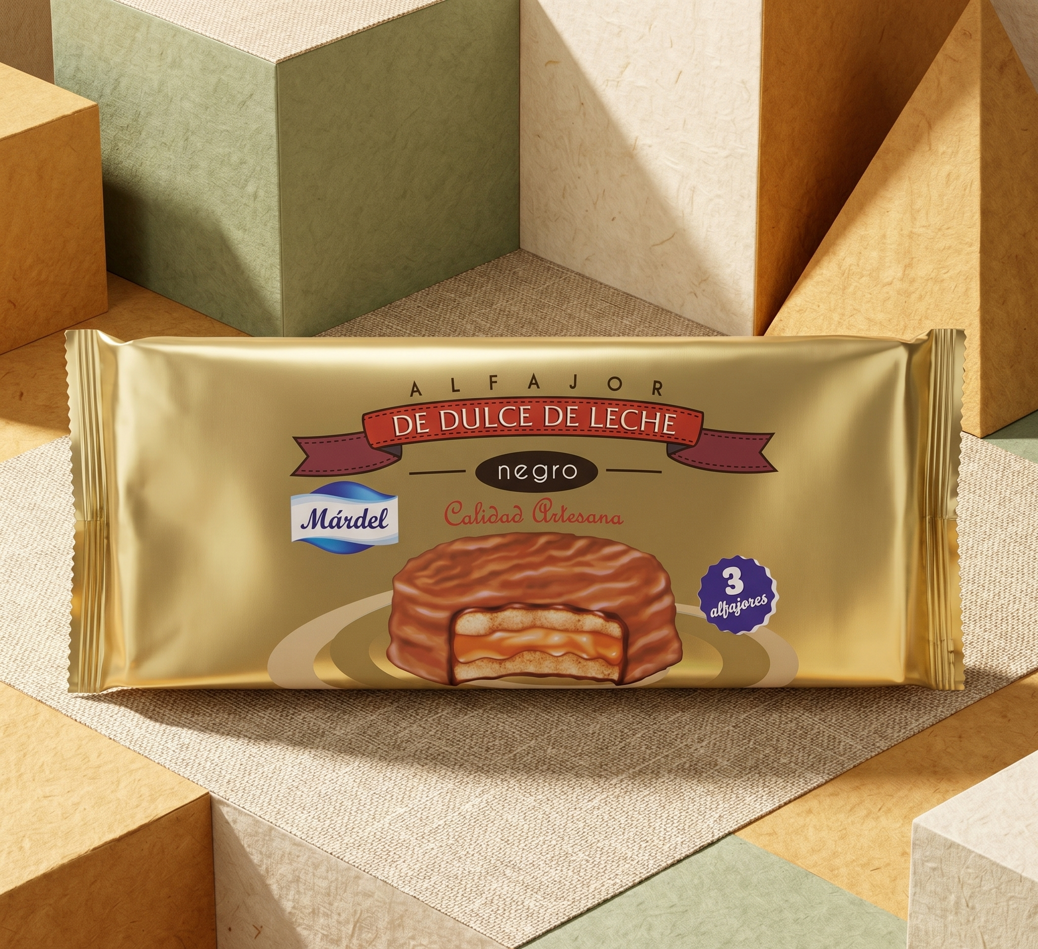 Alfajor Mardel Chocolate Negro (3. U.)