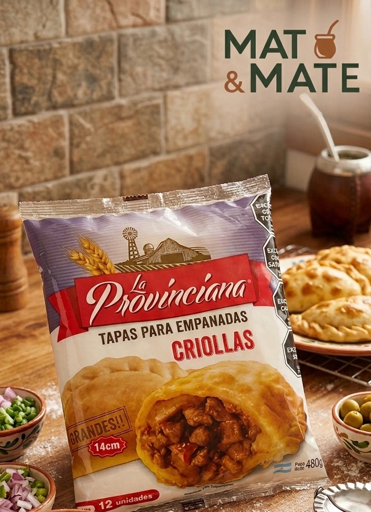 Tapas de Empanada Criollas La Provinciana 12 U.