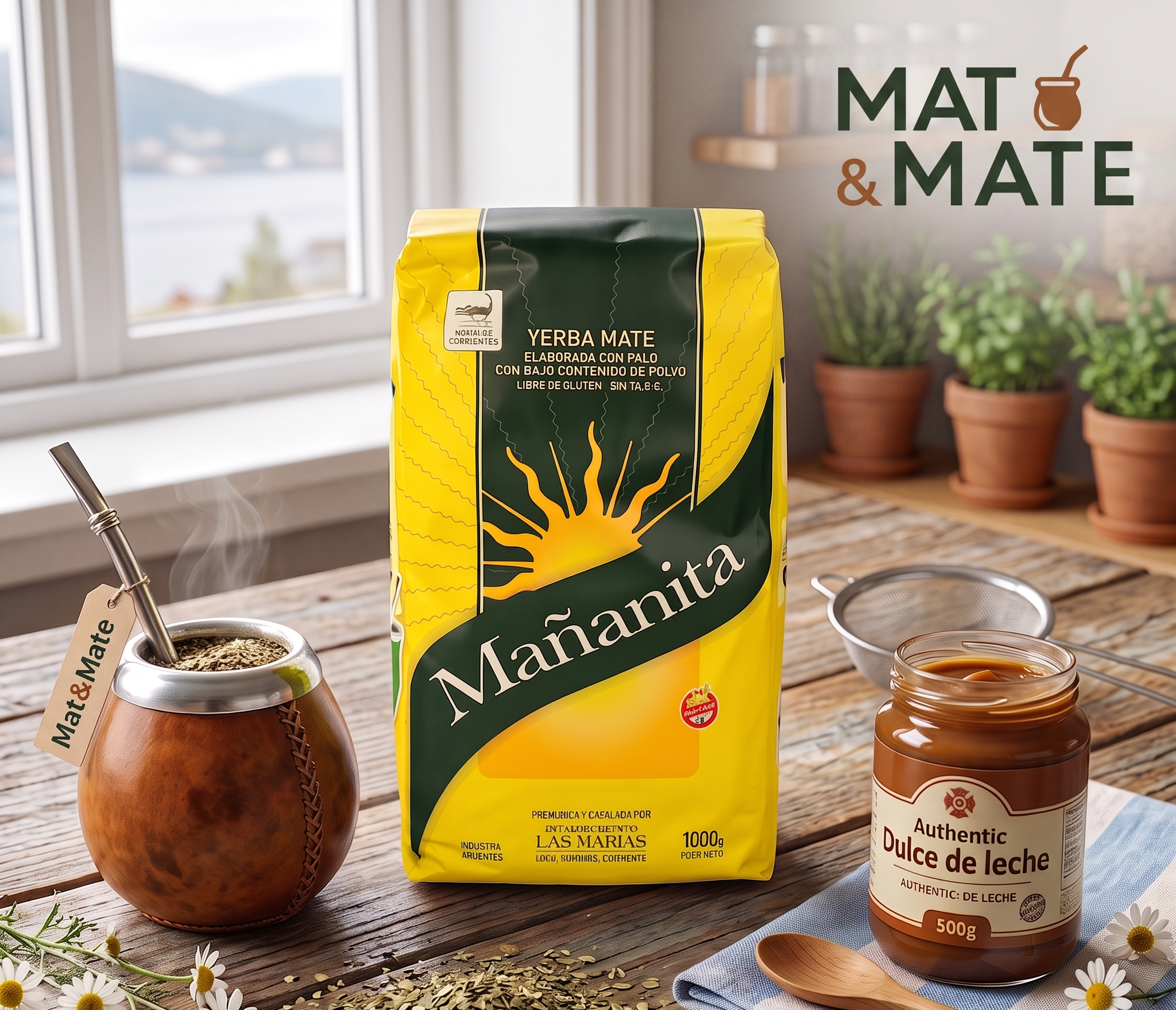 Yerba Mate Mañanita BCP 1 kg (Lavt støvinnhold)