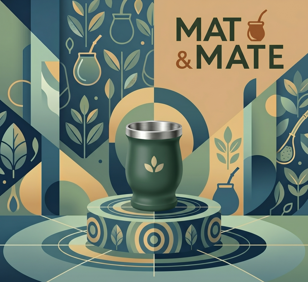Mate de Acero Inoxidable Verde