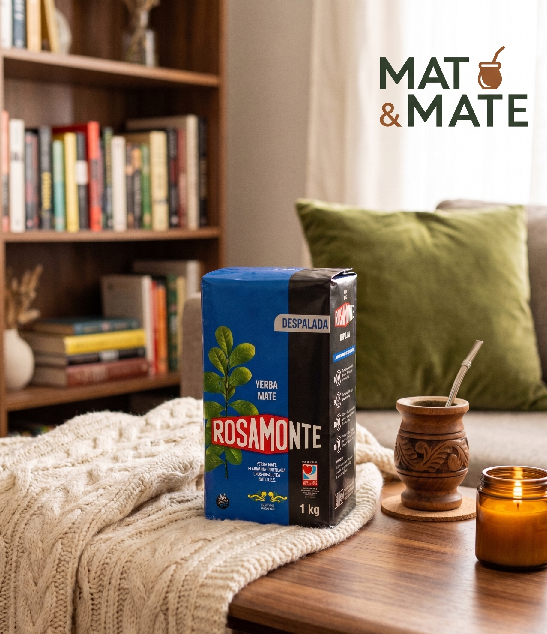Yerba Mate Rosamonte Despaldada 1 kg