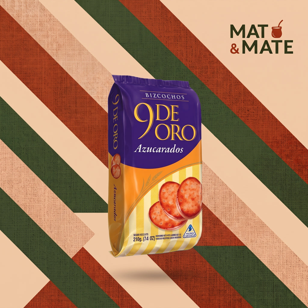 Bizcochos Azucarados 9 de Oro - Mat&Mate