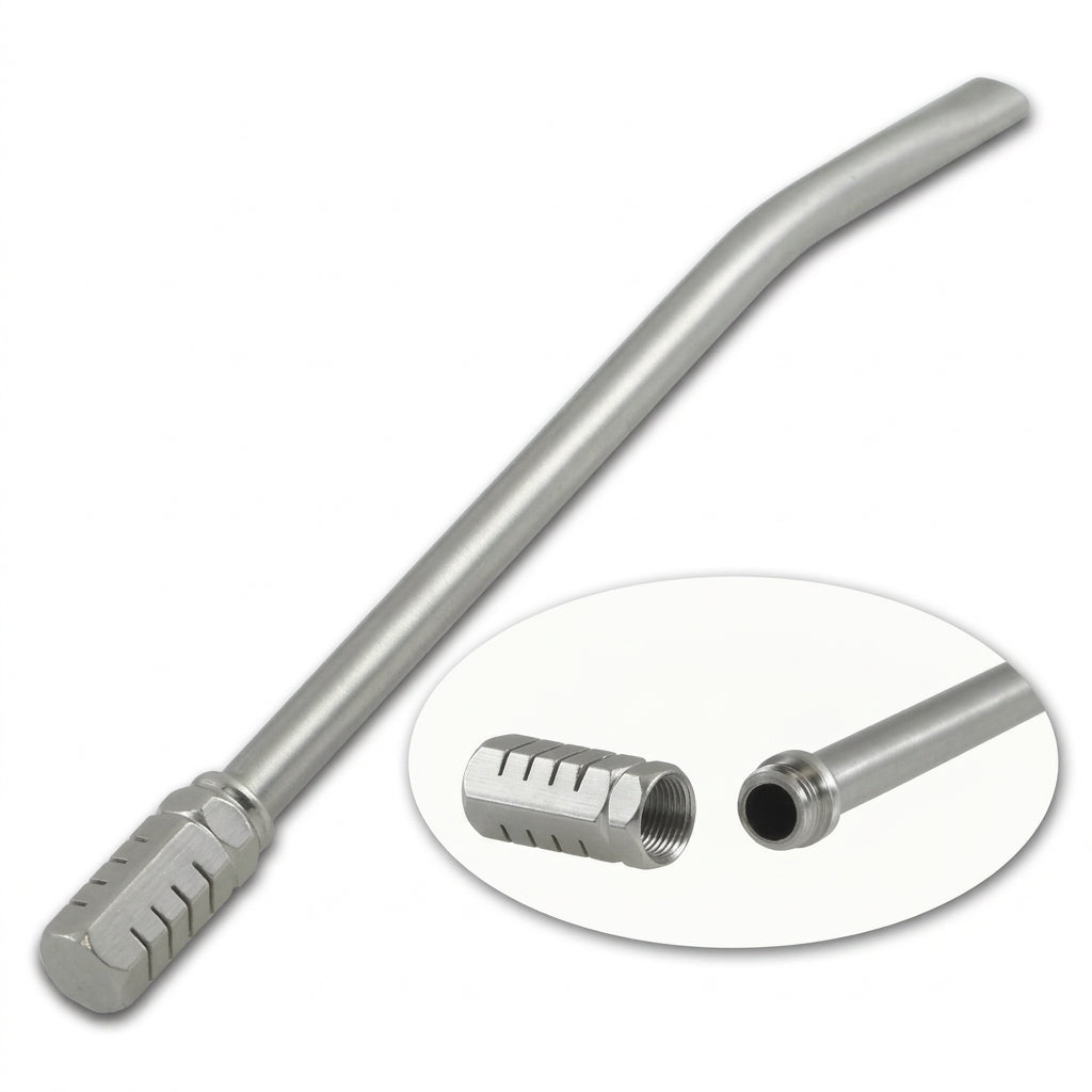 Bombilla Hexagonal de Acero Inoxidable 14 cm.
