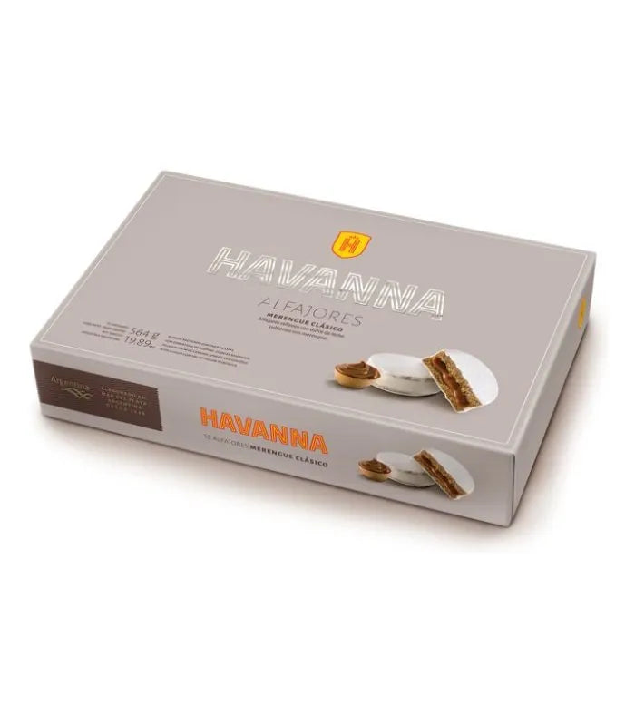 Caja 12 U. Alfajor Havana de Merengue Clásico