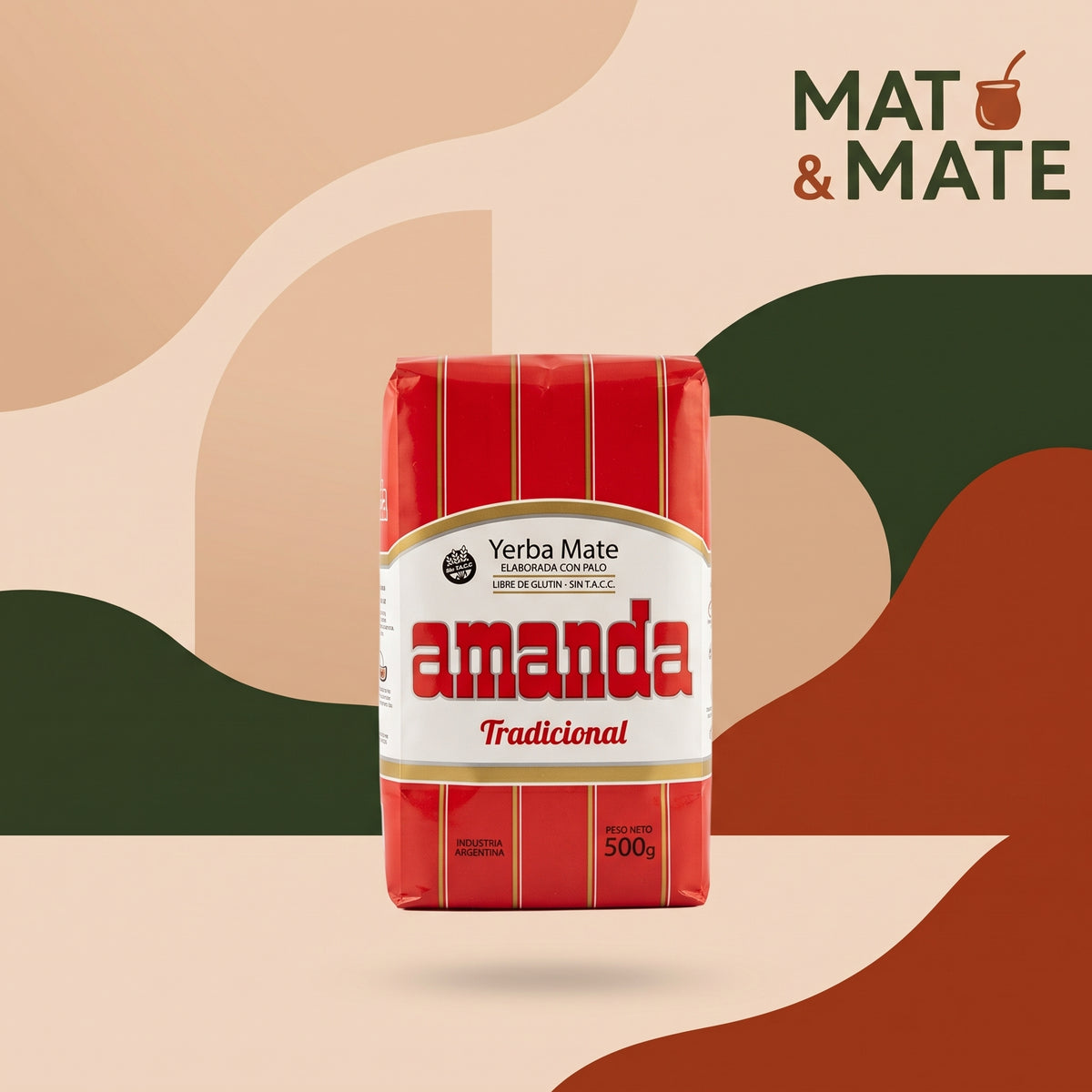 Yerba Mate Amanda Tradicional 500g - Mat&Mate